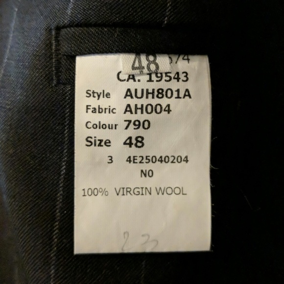 2 piece John Galliano Italian 100% Virgin Wool